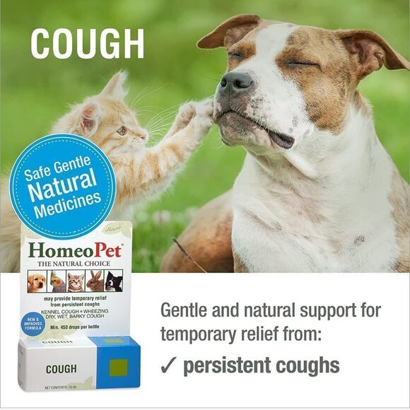NIB HomeoPet Cough, Natural Cough Treatment for Pets - Picture 2 of 4